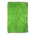 La Rug, Fun Rugs LA Rug FLK-004-3958 Flokati Lime Green- Lime Green FLK-004-3958